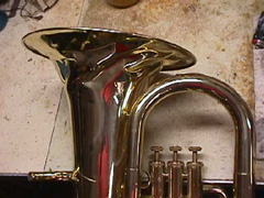 Horn before
