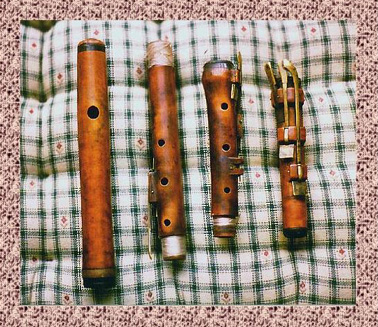Close Up of old flute